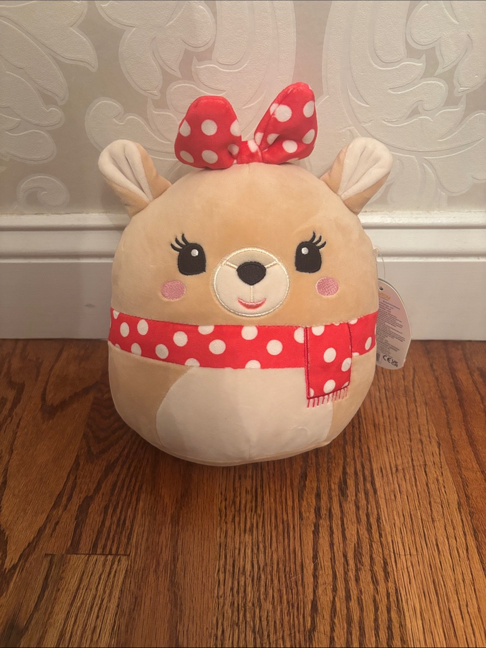 8" Christmas 2023 Squishmallows Clarice The Reindeer Scarf Brand New Release